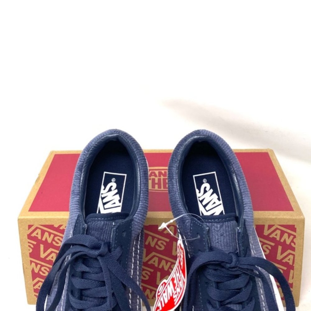 VANS Old Skool Parsley Skate Men's Blue Canvas Suede Casual Sneakers VN0A4BV5TPN - Picture 6 of 9